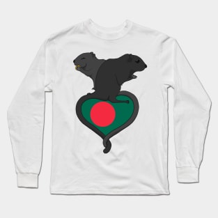 Gerbil Bangladesh (dark) Long Sleeve T-Shirt